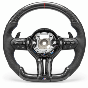 Kierownica Karbonowa BMW M-Style z czerwonym markerem (seria F – M3/M4/M5, 2012–2019)