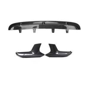 BMW M5 F90 Dry Carbon Fiber MP Front Lip & Wrap Angle – Zestaw Splitter + Boczne Nakładki z Carbonu